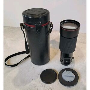 Tokina MF 100-300mm f4 AT-X SD Telephoto Zoom Lens for Minolta MD / MC w Case